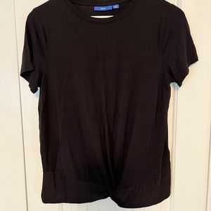 Apt. 9 Black twist t-shirt